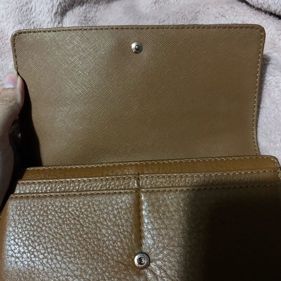 Michael kors leather wallet in brown - Picture 6 of 8